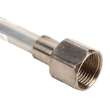 2PCS Spray Extension Rod G7/8 14 Stainless Steel Sprayer Tip Extension Pole Replacement for Home Silver