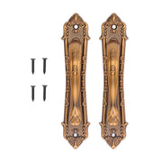 2pcs Barn Door Handle Heavy Duty Bronze Surface Mounted Sliding Wooden Door Handles for Gate Wardrobes In Australia - Darrahopens