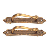 2pcs Barn Door Handle Heavy Duty Bronze Surface Mounted Sliding Wooden Door Handles for Gate Wardrobes In Australia - Darrahopens