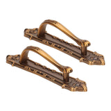 2pcs Barn Door Handle Heavy Duty Bronze Surface Mounted Sliding Wooden Door Handles for Gate Wardrobes In Australia - Darrahopens