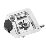 Stainless Steel Folding T Shape Handle Lock T Handle Latch for Truck Trailer Engineering Vehicles