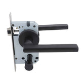 House Door Handle Lock Aluminum Black Antioxidant Coating Shock Resistance Door Lever for Bedroom Home Room In Australia - Darrahopens