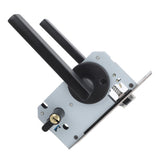 House Door Handle Lock Aluminum Black Antioxidant Coating Shock Resistance Door Lever for Bedroom Home Room In Australia - Darrahopens