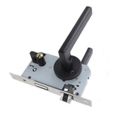 House Door Handle Lock Aluminum Black Antioxidant Coating Shock Resistance Door Lever for Bedroom Home Room In Australia - Darrahopens