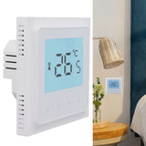 Digital Thermostat AC 90‑240V Accurate Control DIY Programming Underfloor Heating Thermostat for Wall Hanging Stove