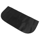Fireproof Fireplace Mat Black Portable Stove Hearth Pad Slip Proof Under Grill Mat for Household Barbecue 100cm