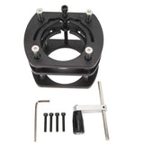 Trimming Machine Router Lift Table Base Aluminum Alloy Router Lift System with 4 Jaw Clamping Black In Australia - Darrahopens