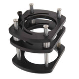 Trimming Machine Router Lift Table Base Aluminum Alloy Router Lift System with 4 Jaw Clamping Black In Australia - Darrahopens