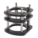 Trimming Machine Router Lift Table Base Aluminum Alloy Router Lift System with 4 Jaw Clamping Black In Australia - Darrahopens