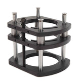 Trimming Machine Router Lift Table Base Aluminum Alloy Router Lift System with 4 Jaw Clamping Black In Australia - Darrahopens