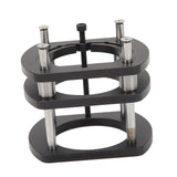 Trimming Machine Router Lift Table Base Aluminum Alloy Router Lift System with 4 Jaw Clamping Black