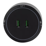 Power Track Socket Surface Mount USB Electric Socket Outlet 180 to 250v for Home Kitchen Sideboard Cabinet