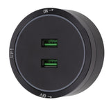 Power Track Socket Surface Mount USB Electric Socket Outlet 180 to 250v for Home Kitchen Sideboard Cabinet