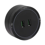 Power Track Socket Surface Mount USB Electric Socket Outlet 180 to 250v for Home Kitchen Sideboard Cabinet