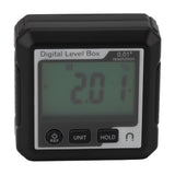 Digital Level Box Magnetic Data Lock Angle Slope Conversion Protractor Angle Finder Gauge for Carpentry Building Masonry Bevel Black White