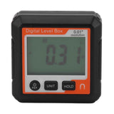 Digital Level Box Magnetic Data Lock Angle Slope Conversion Protractor Angle Finder Gauge for Carpentry Building Masonry Bevel Red White