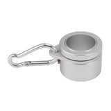 2 Pcs G3/4 Flag Pole Rings Aluminium Alloy 360° Rotating Anti Wrap Spinning Flagpole Mounting Clip Kit Silver