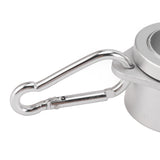 2 Pcs G3/4 Flag Pole Rings Aluminium Alloy 360° Rotating Anti Wrap Spinning Flagpole Mounting Clip Kit Silver