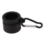 2 Pcs G3/4 Flag Pole Rings Aluminium Alloy 360° Rotating Anti Wrap Spinning Flagpole Mounting Clip Kit Black