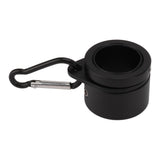 2 Pcs G3/4 Flag Pole Rings Aluminium Alloy 360° Rotating Anti Wrap Spinning Flagpole Mounting Clip Kit Black