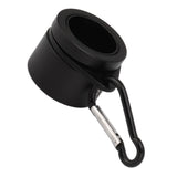 2 Pcs G3/4 Flag Pole Rings Aluminium Alloy 360° Rotating Anti Wrap Spinning Flagpole Mounting Clip Kit Black