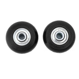 2pcs Suitcase Caster Wheels Replacement Mute Rubber Swivel Caster Wheels Bearings Repair Kits 43mm X 18mm