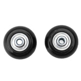 2pcs Suitcase Caster Wheels Replacement Mute Rubber Swivel Caster Wheels Bearings Repair Kits 43mm X 18mm