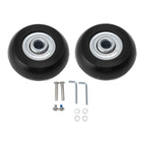 2pcs Suitcase Caster Wheels Replacement Mute Rubber Swivel Caster Wheels Bearings Repair Kits 50mm X 18mm In Australia - Darrahopens