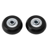 Luggage Wheel Replacement Kit Silent Operation Dual Bearing Swivel Caster Wheels Bearings Repair for Trolley Case Suitcase 54x18mm/2.1x0.7in