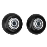 Luggage Wheel Replacement Kit Silent Operation Dual Bearing Swivel Caster Wheels Bearings Repair for Trolley Case Suitcase 54x18mm/2.1x0.7in