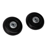 Luggage Wheel Replacement Kit Silent Operation Dual Bearing Swivel Caster Wheels Bearings Repair for Trolley Case Suitcase 60x24mm/2.4x0.9in