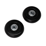 Luggage Wheel Replacement Kit Silent Operation Dual Bearing Swivel Caster Wheels Bearings Repair for Trolley Case Suitcase 64x24mm/2.5x0.9in