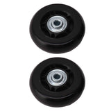 2pcs Luggage Suitcase Replacement Wheels Noiseless Rubber Swivel Caster Wheels Bearings Repair Kits 72x24mm / 2.8x0.9in In Australia - Darrahopens