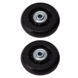 2pcs Luggage Suitcase Replacement Wheels Noiseless Rubber Swivel Caster Wheels Bearings Repair Kits 80x24mm / 3.1x0.9in In Australia - Darrahopens