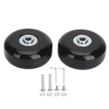 2Pcs Luggage Suitcase Replacement Wheels Universal Rubber Swivel Caster Wheels Bearings Repair Kits with Installation Tool 56x24mm / 2.2x0.9in In Australia - Darrahopens
