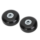 2Pcs Luggage Suitcase Replacement Wheels Universal Rubber Swivel Caster Wheels Bearings Repair Kits with Installation Tool 56x24mm / 2.2x0.9in In Australia - Darrahopens