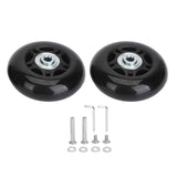 2Pcs Luggage Suitcase Replacement Wheels Universal Rubber Swivel Caster Wheels Bearings Repair Kits with Installation Tool 68x24mm / 2.7x0.9in In Australia - Darrahopens