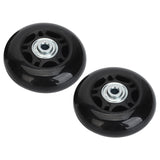 2Pcs Luggage Suitcase Replacement Wheels Universal Rubber Swivel Caster Wheels Bearings Repair Kits with Installation Tool 68x24mm / 2.7x0.9in