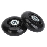 2Pcs Luggage Suitcase Replacement Wheels Universal Rubber Swivel Caster Wheels Bearings Repair Kits with Installation Tool 68x24mm / 2.7x0.9in