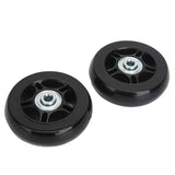 2Pcs Luggage Suitcase Replacement Wheels Universal Rubber Swivel Caster Wheels Bearings Repair Kits with Installation Tool 70x19cm / 27.6x7.5in In Australia - Darrahopens