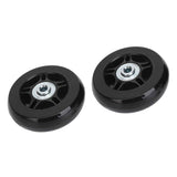 2Pcs Luggage Suitcase Replacement Wheels Universal Rubber Swivel Caster Wheels Bearings Repair Kits with Installation Tool 70x19cm / 27.6x7.5in In Australia - Darrahopens