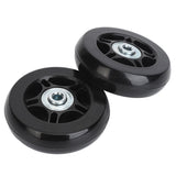 2Pcs Luggage Suitcase Replacement Wheels Universal Rubber Swivel Caster Wheels Bearings Repair Kits with Installation Tool 70x19cm / 27.6x7.5in