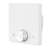 Smart Thermostat WiFi Programmable LCD Display Floor Heating Control Panel Digital Thermostat with Knob for Tuya White