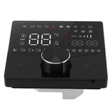 Smart Digital Thermostat LCD Color Display Precise Control Intelligent Temperature Controller Black