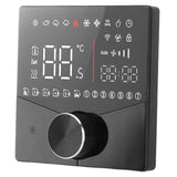 Smart Digital Thermostat LCD Color Display Precise Control Intelligent Temperature Controller Black
