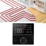 Smart Digital Thermostat LCD Color Display Precise Control Intelligent Temperature Controller Black