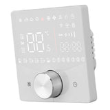Smart Digital Thermostat LCD Color Display Precise Control Intelligent Temperature Controller White