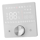 Smart Digital Thermostat LCD Color Display Precise Control Intelligent Temperature Controller White