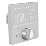 Smart Digital Thermostat LCD Color Display Precise Control Intelligent Temperature Controller White