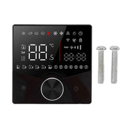 Smart Thermostat Knob Design LCD Color Display Panel Digital Thermostat for Sauna Room Underfloor Heating System Black In Australia - Darrahopens